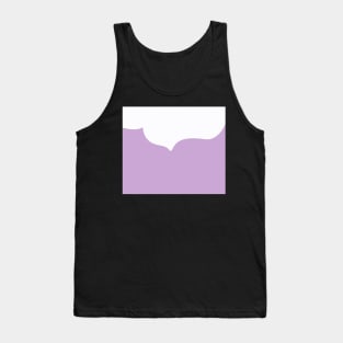 Abstract - purple and white. Tank Top